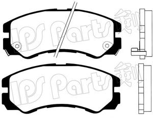 IPS PARTS ibd1903 -  Комплект тормозных колодок, дисковый тормоз